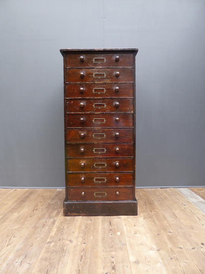 Large Victorian Pine Specimen Drawers