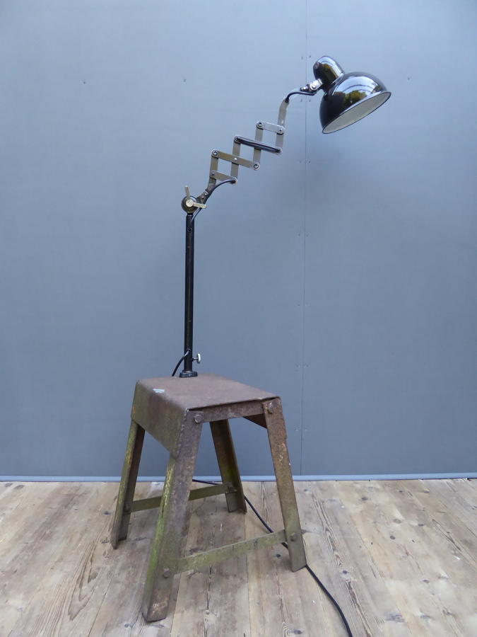 Bauhaus Era Scissor Lamp