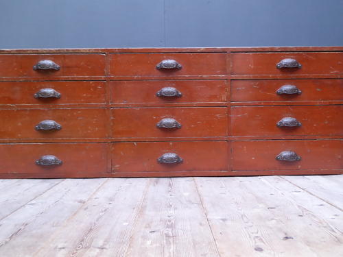 Bank Of Pine Apothecary Drawers