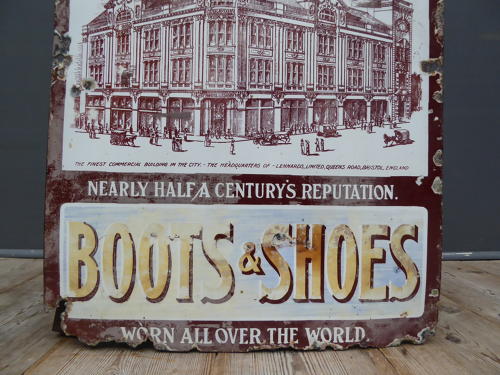 Lennards Pictorial Enamel Sign