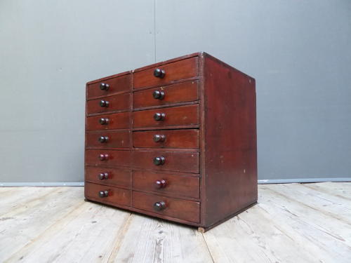 Victorian Pine Jewellers Drawers