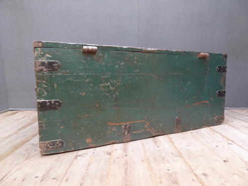 Teak Military Campaign Trunk