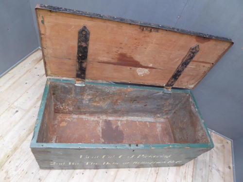 Teak Military Campaign Trunk