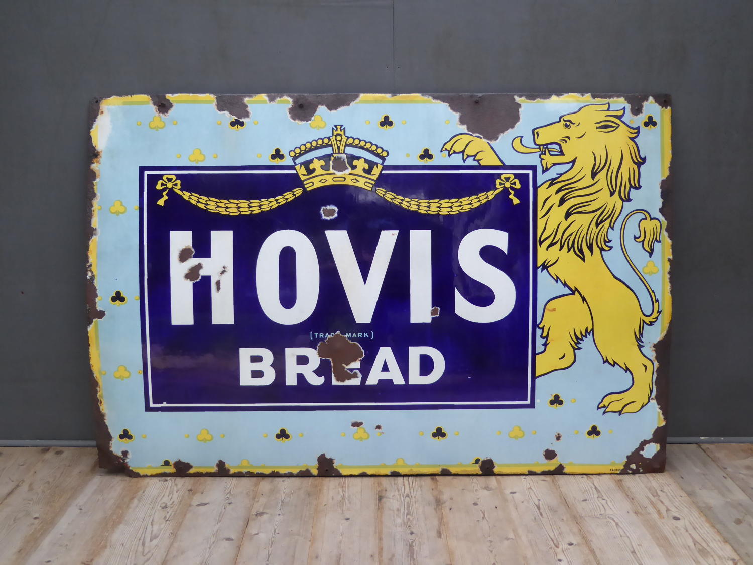 Hovis Enamel Sign