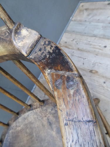Well Loved Windsor Comb Back Chair ~ Late 18th Century