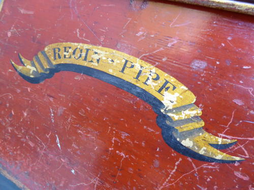 19th Century Painted Pine Box