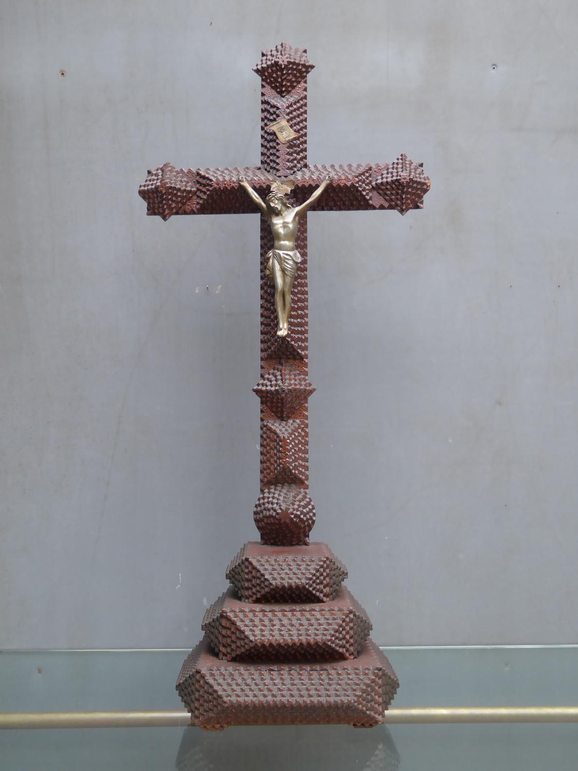 Tramp Art Crucifix