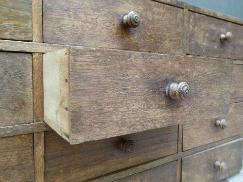 Bank Of Oak Apothecary Drawers
