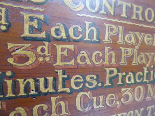Billiards And Snooker Club Rules ~ 1927