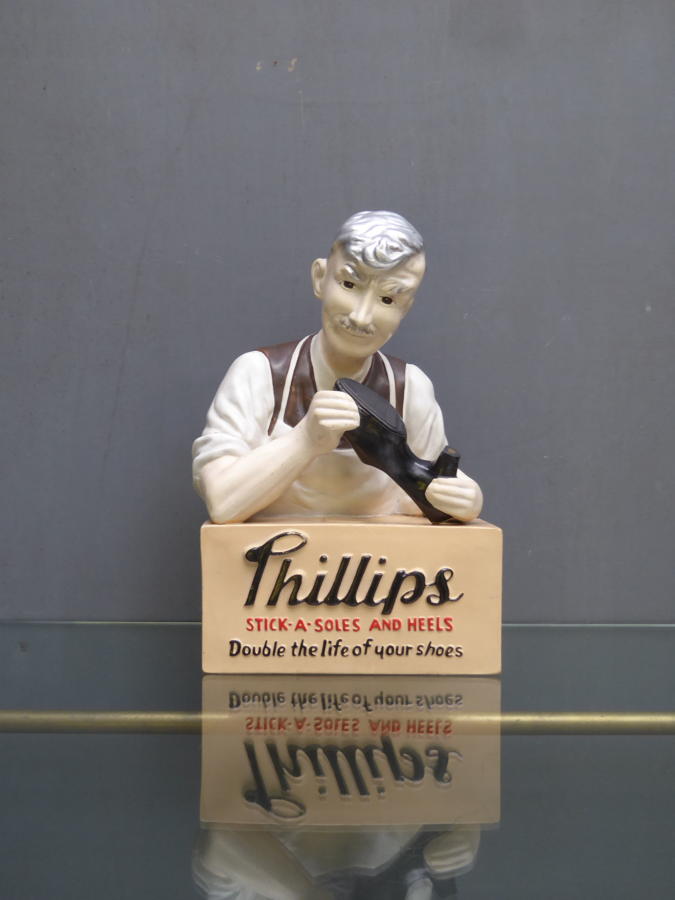 Phillips Cobblers Advertising Figure