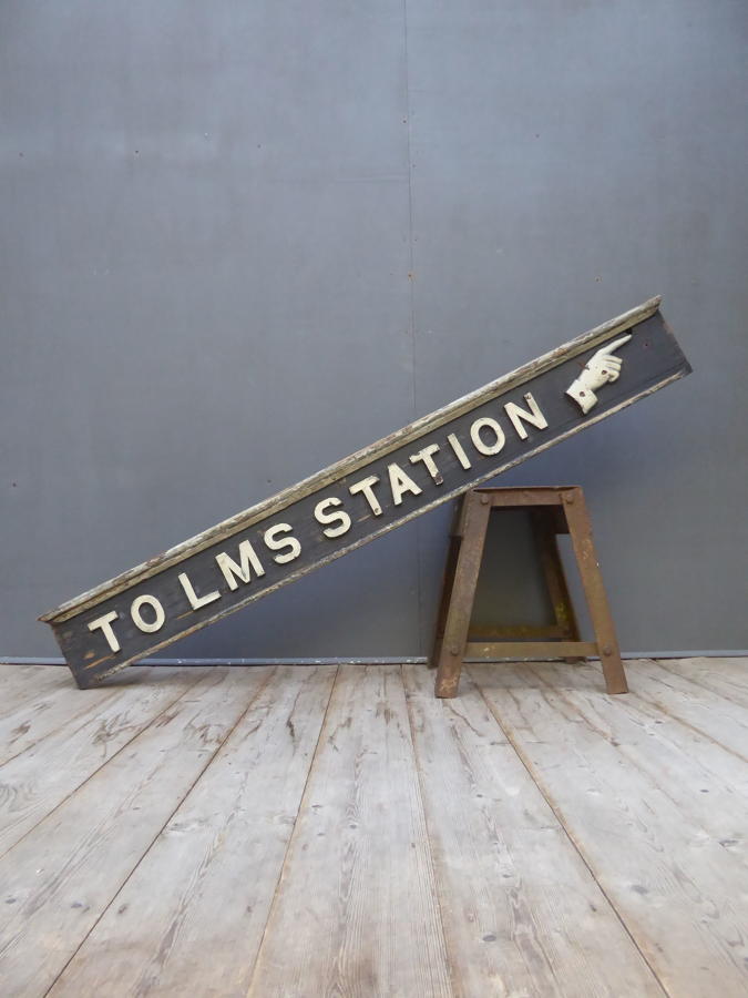 LMS Timber Station Sign