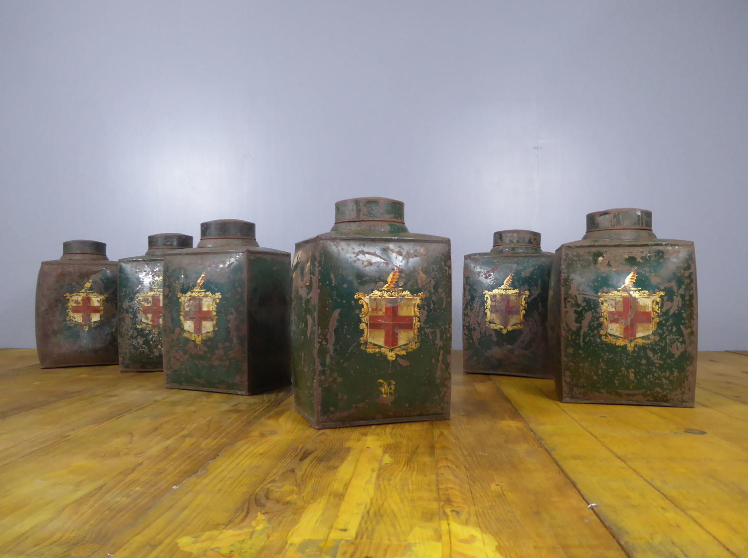 Tole Tea Canisters