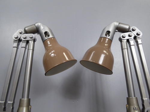 Taupe Mek Elek Machinist Lamps