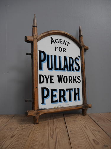 Pullars Dye Works Enamel Sign