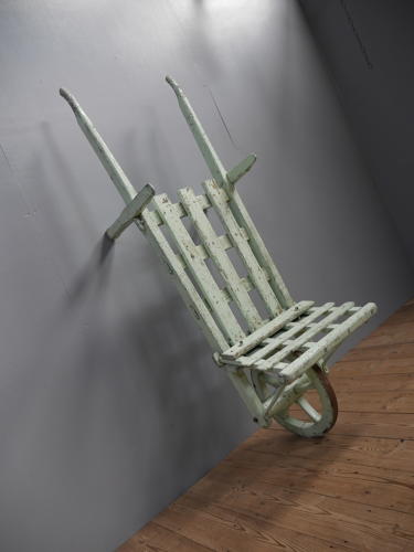 Painted Railway Luggage Barrow