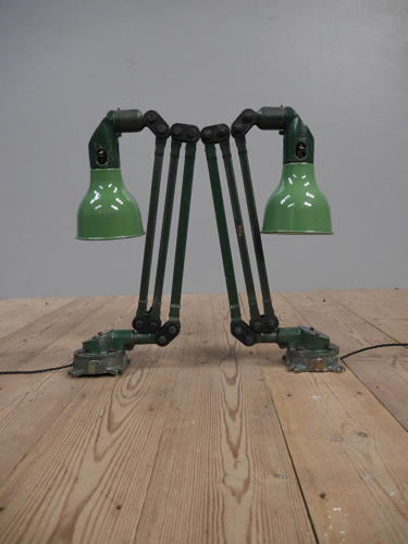Large Pair Of Mek Elek Lamps