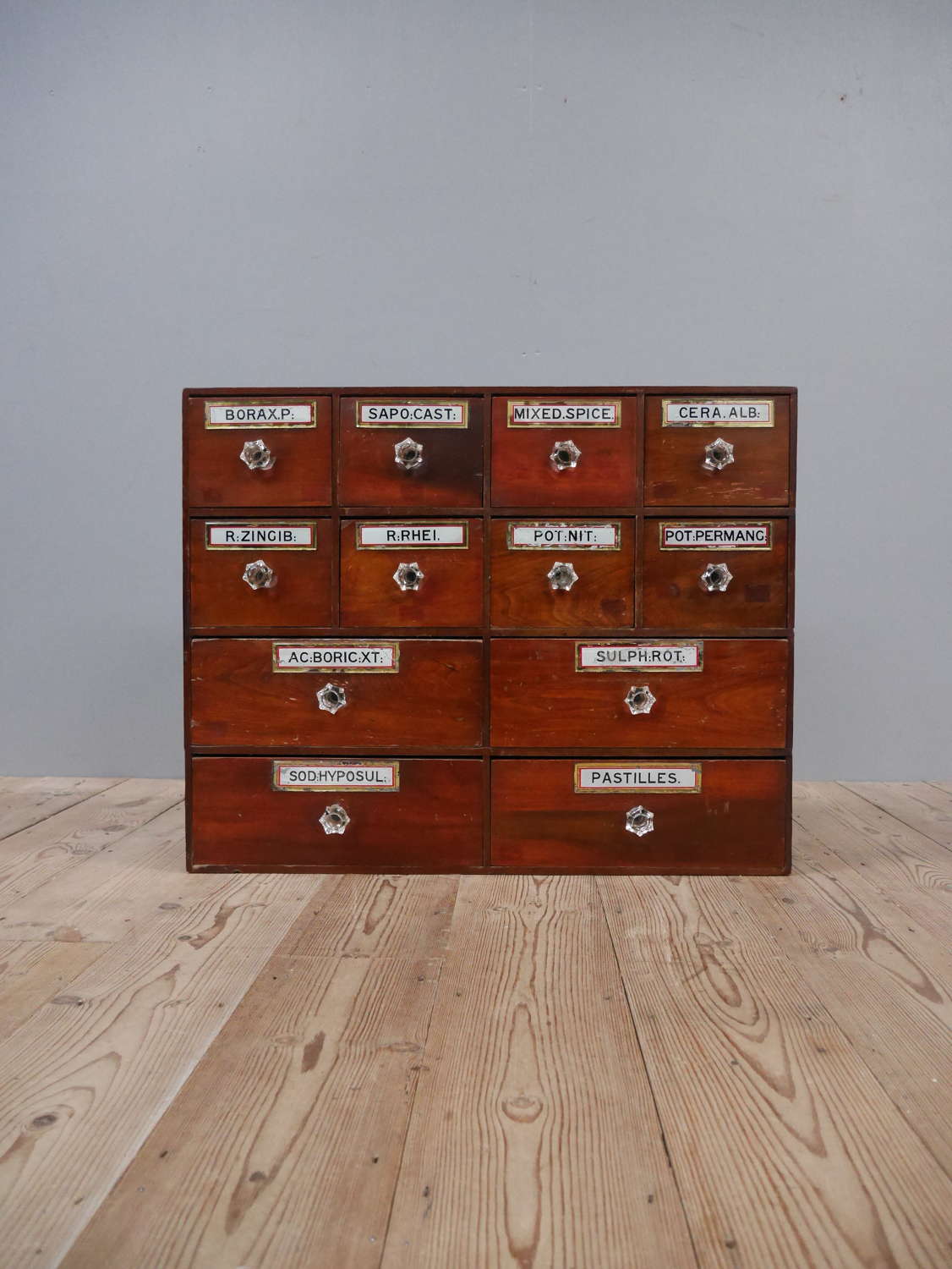 Bank Of Apothecary Drawers