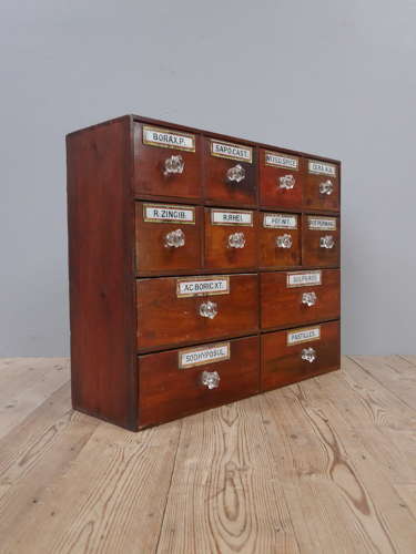 Bank Of Apothecary Drawers