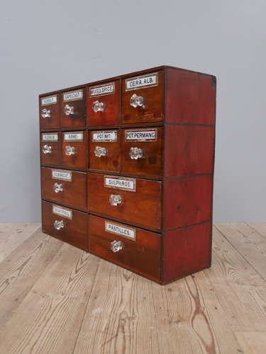 Bank Of Apothecary Drawers