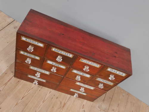 Bank Of Apothecary Drawers