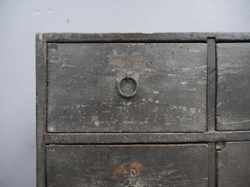 Bank Of Twelve Drawers