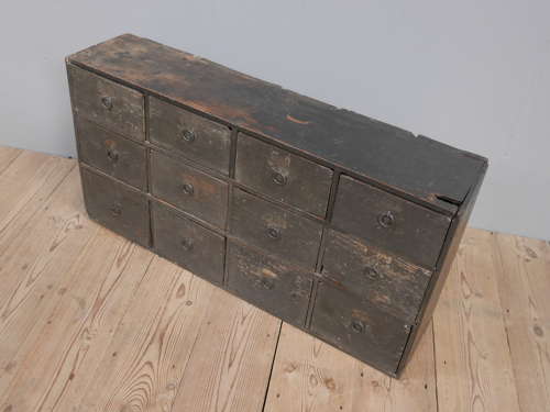 Bank Of Twelve Drawers