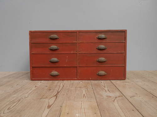 Victorian Bank Of Drawers