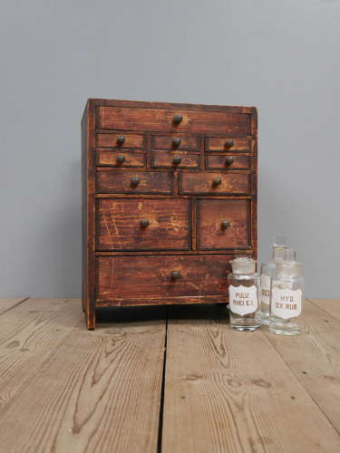 Small Bank of Watchmakers Drawers c1900