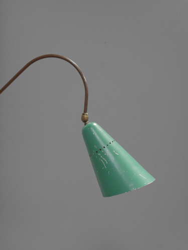 1950's Italian Brass Scissor Lamp