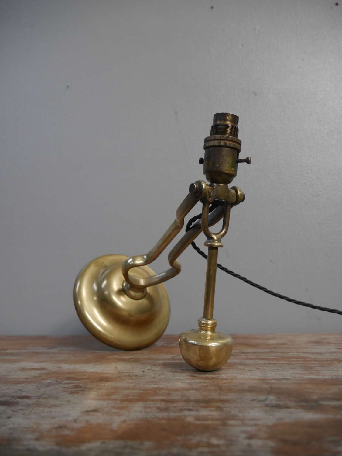 Nautical Brass Gimbal Lamp
