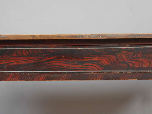 Faux Rosewood Regency Hall Table