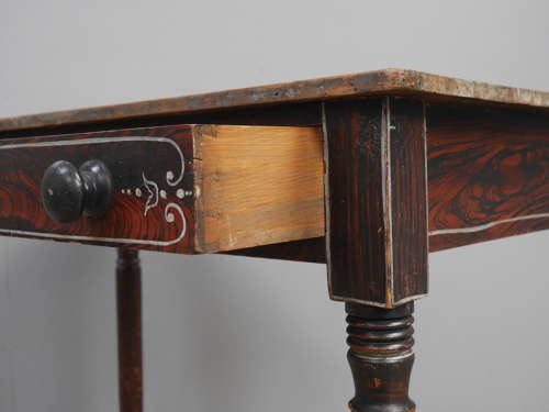 Faux Rosewood Regency Hall Table