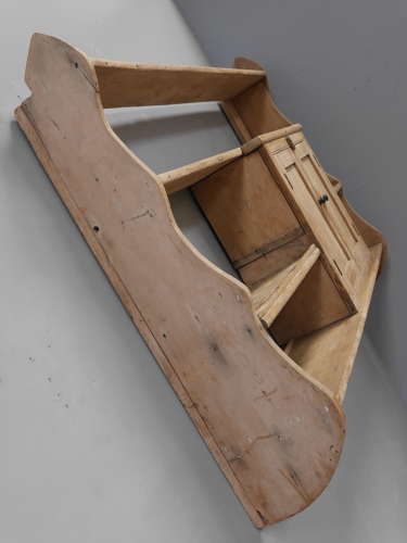Welsh Pine Waterfall Shelves c1890