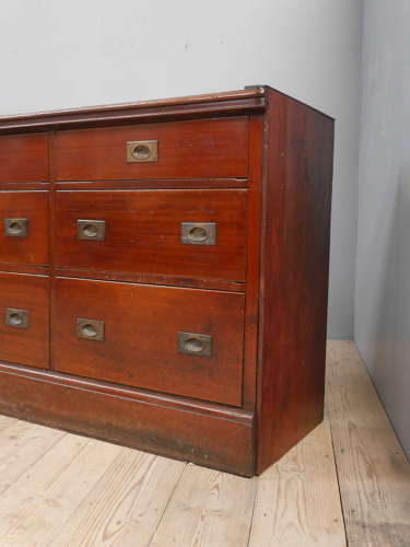 Huge Mahogany Jeweller's Counter