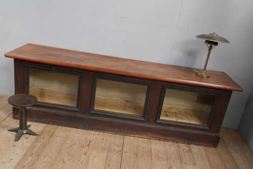 Large Glazed Shop Counter c1900