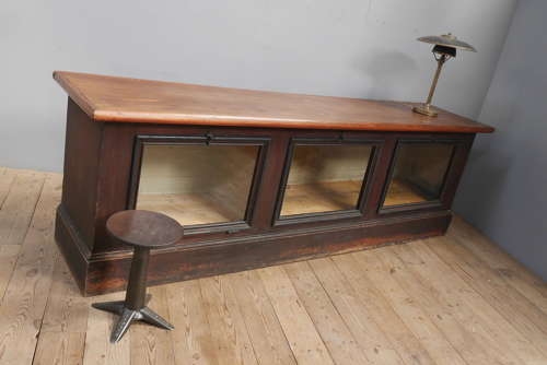 Large Glazed Shop Counter c1900