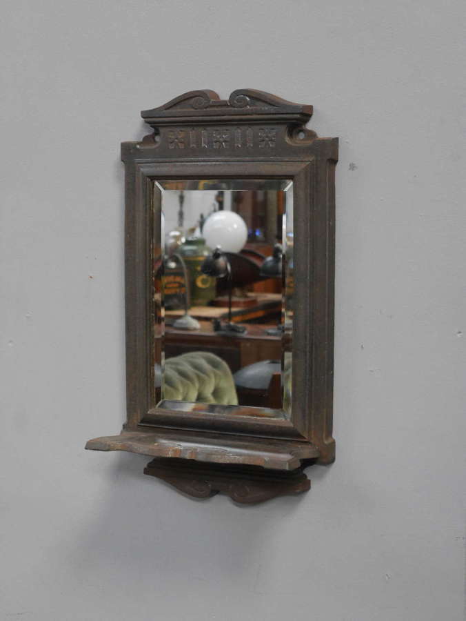 Victorian Cast Iron Toilet Mirror