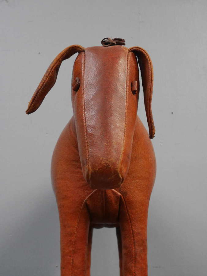 Omersa Leather Donkey Footstool