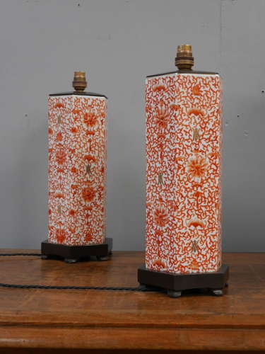 Pair of Country House Table Lamps