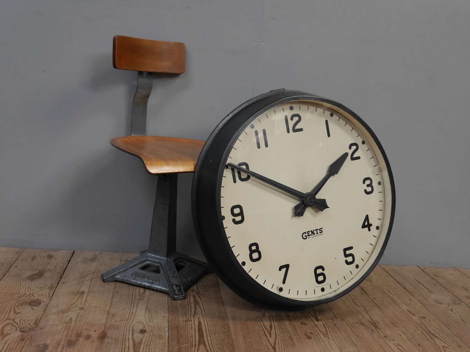 XL Gents of Leicester Factory Clock