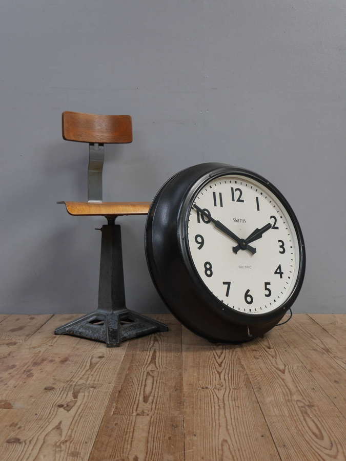 XL Smiths Industrial Clock
