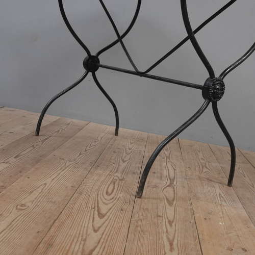 French Marble Topped Bistro Table