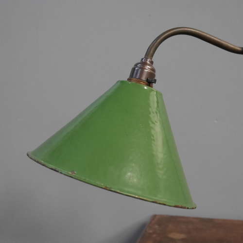 Brass Rise and Fall Table Lamp
