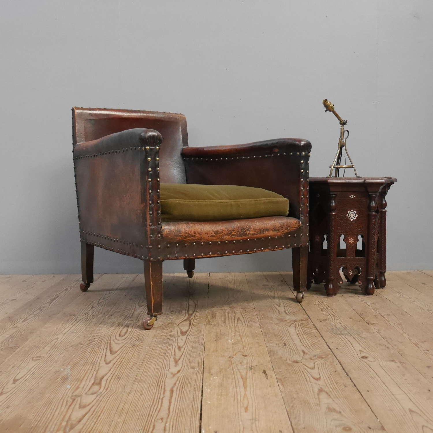 Leather Armchair c1900
