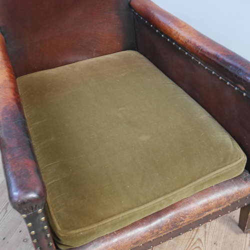 Leather Armchair c1900