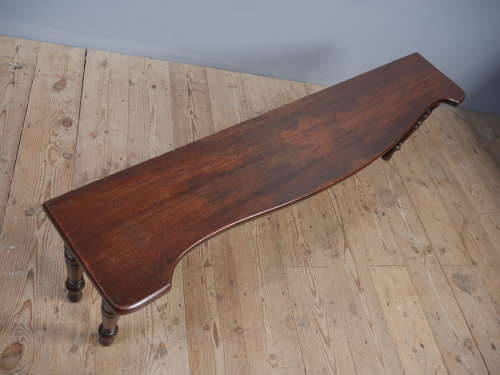 Mahogany Window Seat / Hall Bench