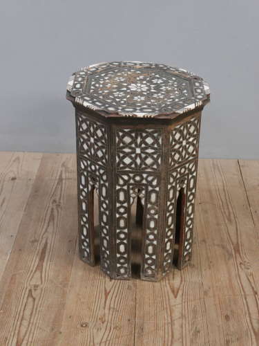 Late 19th Century Inlaid Syrian Table