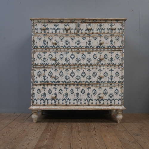 Huge Artisan Painted Chest