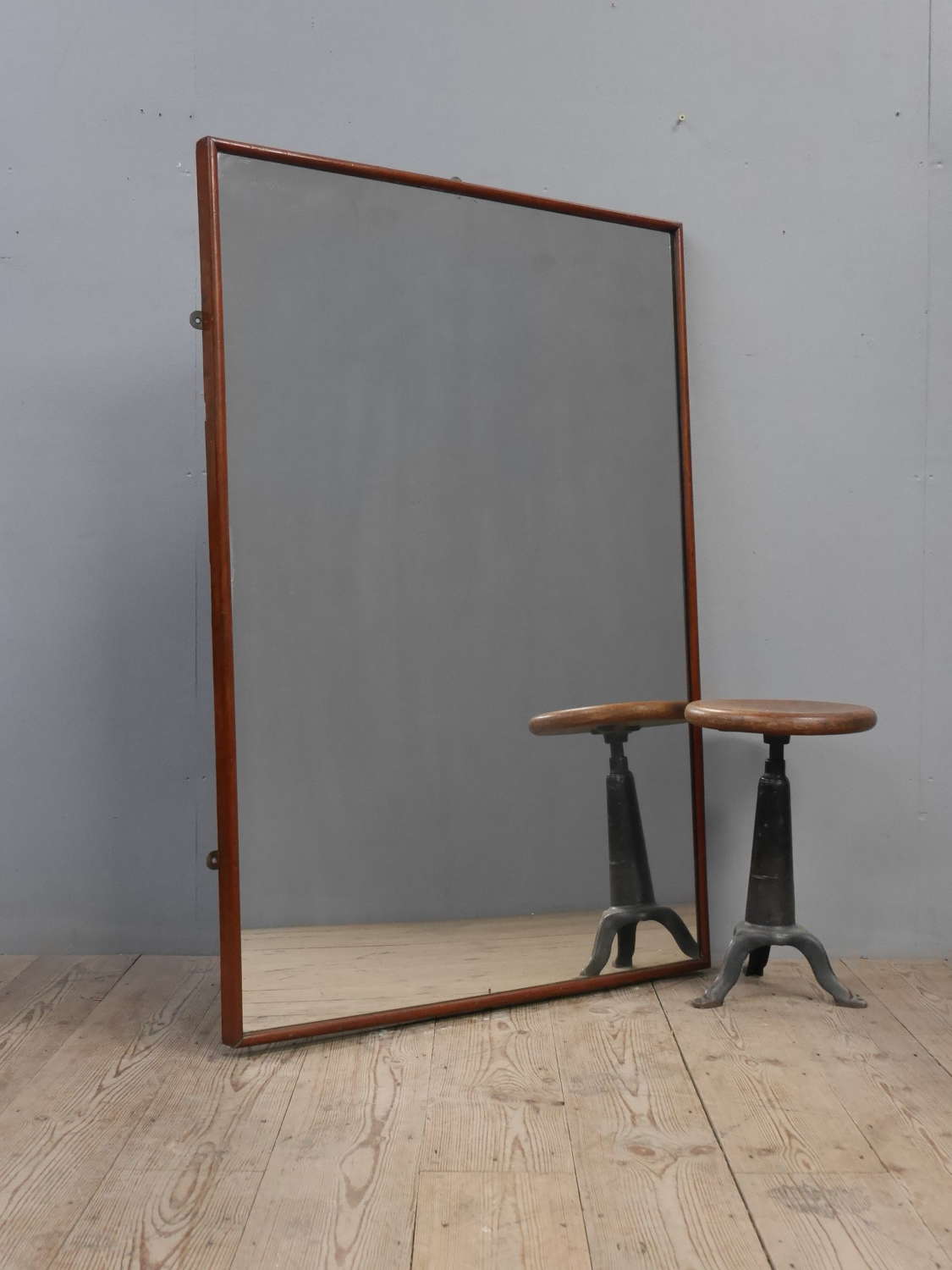 Large Mahogany Outfitters Mirror c1910