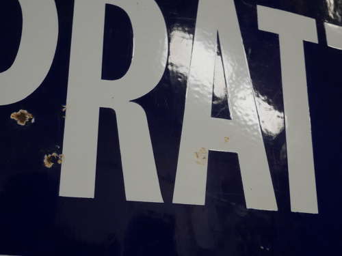 Large Spratts Dog Cakes Enamel Sign
